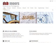 Tablet Screenshot of dsb-moers.de